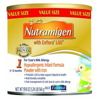 Nutramigen with Enflora LGG Hypoallergenic Infant Formula, Powder, 19.8 oz Can