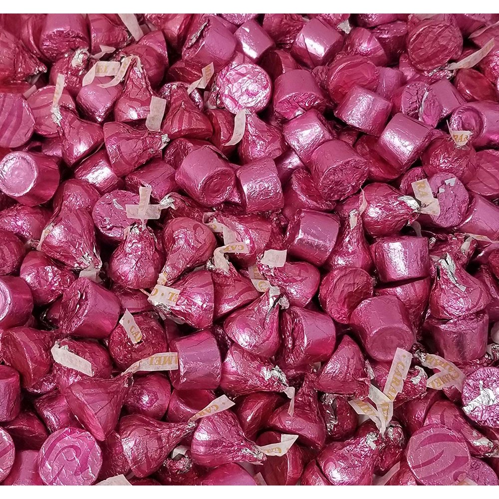 It's a Girl Candy Assortment Hershey's Kisses Caramel Filled, Rolo