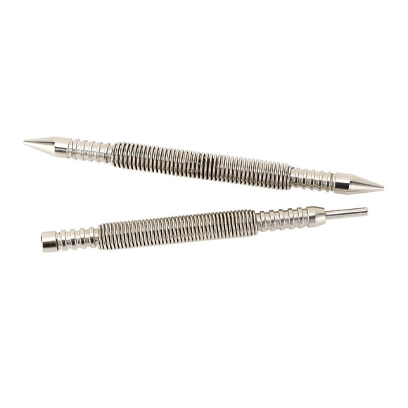 Dual Head Nail Setter, Comfortable Grip Bearing Steel Nail Setter and Hinge Pin Punch Set  for Metal