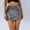 B_ Silver, variant on SMihono Denim Skirt for Women Cargo High Waisted Mini Jean Skirt Button Front A-Line Vintage Stretchy Cute Y2K Skirts Blue 12