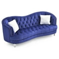thumbnail image 5 of Glory Furniture Jewel Velvet Sofa in Blue, 5 of 6