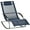 Dark Blue, variant on Outsunny Zero Gravity Rocking Chair Outdoor Chaise Lounge Chair Recliner Rocker with Detachable Pillow & Durable Weather-Fighting Fabric, Black