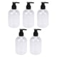 thumbnail image 4 of 5 botellas de gel de ducha de 300 ml, útiles para artículos de aseo, rellenables, para champú y líquido, para el baño (negras)., 4 of 6