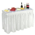 thumbnail image 7 of Ktaxon 4Ft Ice Cooler Table, Foldable Party Ice Table with Removable Skirt & Drain, Use for Picnic Party Weedding, White, 7 of 7