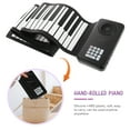 thumbnail image 3 of RUNROTOO 1Pcs Folding Electric Piano Black Silicone Built In Speaker For Travel And Home Use, 3 of 8