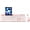 Pink, variant on Marvo Wireless Keyboard and Mouse Combo, 2.4G, Low Profile, Fluid Precise, Quiet, Tablet Holder, Pink