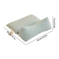 thumbnail image 3 of Buckwheat Hull Neck Support Pillow Set Removable Washable Triangular Pillow for Office Naps Lower Back Support and Home Sleep, 3 of 6