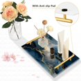 thumbnail image 4 of Iauyy Modern Square Bathroom Tray with Handles - Acrylic & Aluminum Alloy Vanity Countertop Organizer ，Golden Lines, 4 of 7