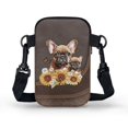 thumbnail image 2 of HELLHERO Dog Sunflower Leakproof Shoulder Bag with Women Adjustable Shoulder Strap Polyester 4.33"x1.97"x7.09" for Adults, 2 of 7