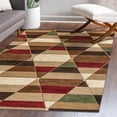 thumbnail image 4 of JONATHAN Y  Tamara Boho Jute Circle Area Rug 3 X 5 - Red/Brown/Cream, 4 of 5