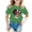 a-156Green28, variant on VNKIDY Girls Kids Crew Round Neck Short Sleeve Cartoon Girl Bow Star Print T-Shirt Loose Light Summer Soft Tee Tops For Child Leisure Tops Green 7-8 Years