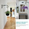 thumbnail image 5 of Pcapzz 2 Pack Hanging Plant Bracket For Plant Hangers Outdoor Plant Hooks Garden Iron Hook Decor, 5 of 6
