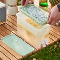 thumbnail image 2 of Hvmvliv Drink Dispenser Drink Dispenser with Faucet Filter Beverage Drink Container for Party 3.5L Cold Water Pitcher Lemonade Stand Juices Jug with Spigot Green(3.5L), 2 of 9