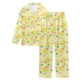 thumbnail image 3 of Kiijoy Girls Easter Outfits Long Sleeve Button Down Shirt Pants, Sizes 10-11, 3 of 3