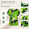 thumbnail image 6 of SOMER Woman Plus Size Tops Short Sleeve Blouses Casual Printing T Shirts Loose Summer Top, 6 of 8