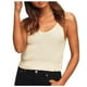 thumbnail image 1 of Tops de chaleco sólido sin mangas de ocio con cuello en V de verano a la moda para mujer Fridja  gh7296, 1 of 9