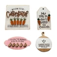 thumbnail image 2 of Decoración de bandeja en capas para el día de Pascua, letreros decorativos de madera para Pascua con bandeja en capas, fiesta 4 piezas, 2 of 9