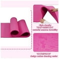 thumbnail image 3 of Fitvids 1/2-Inch Thick High Density Exercise Yoga Mat, Carrying Strap, Pink, 3 of 7