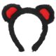 thumbnail image 1 of KAKOWELY Diadema con orejas de oso para cosplay, maquillaje, lavado de cara, animal, disfraz, 1 of 5