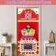 thumbnail image 5 of Disco de teatro de marionetas Doorway, plegable, 78 x 170 cm, rojo y amarillo, 5 of 7
