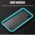 thumbnail image 6 of Dream Wireless FTCIPXR-ACL-TLCL Fusion Candy TPU with Clear Acrylic Back Plate for iPhone XR - Teal, 6 of 6