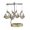 E, variant on OIUR Candle Carousel Topper Rotating Tealight Topper Spinning Carousel Tealight Decoration for Centerpiece Mantel Table Decoration