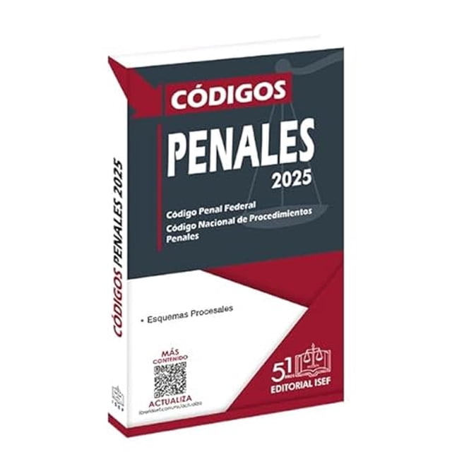 Libro Codigos Penal Federal Y Nacional De Procedimientos Penales 2025 (profesional) Tapa Blanda, Autor Ediciones Fiscales Isef, Editorial Ediciones Fiscales Isef