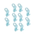 thumbnail image 3 of Paquete de 10 Perchas Resistentes para Almacenamiento y Organización del Hogar Naiovety Azul 5x2 cm, 3 of 6