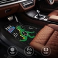 thumbnail image 6 of Vsdgher Space Dino Cartoon Black Car Foot Mat Set of 4 Pieces Universal Floor Liner Car Accessories Fits Most Cars, Trucks, Vans, sedans, SUV, 6 of 7
