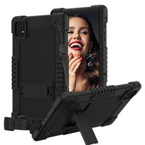 Hoibon Compatible With Revvl Tab 5G Case,T-Mobile Revvl Tab 5G 2023 Released 10.36 inch Hybrid Shockproof Protective Kids Firendly Case Built in Stand Shoulder Strap for Revvl Tab 5G 2023 -Black Black