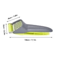 thumbnail image 3 of PVCS Portable Multifunctional Stainless Steel Garlic Masher With Plastic Handle, Garlic Press Kitchen Accessories Green, 3 of 9