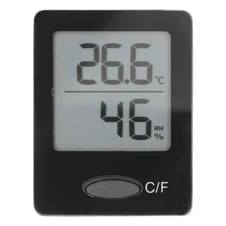 

Humidity Meter Thermometer Electronic Humidity Temperature Gauge Digital Clear Indoor Accurate LCD Display For Humidors For Room For Greenhouse