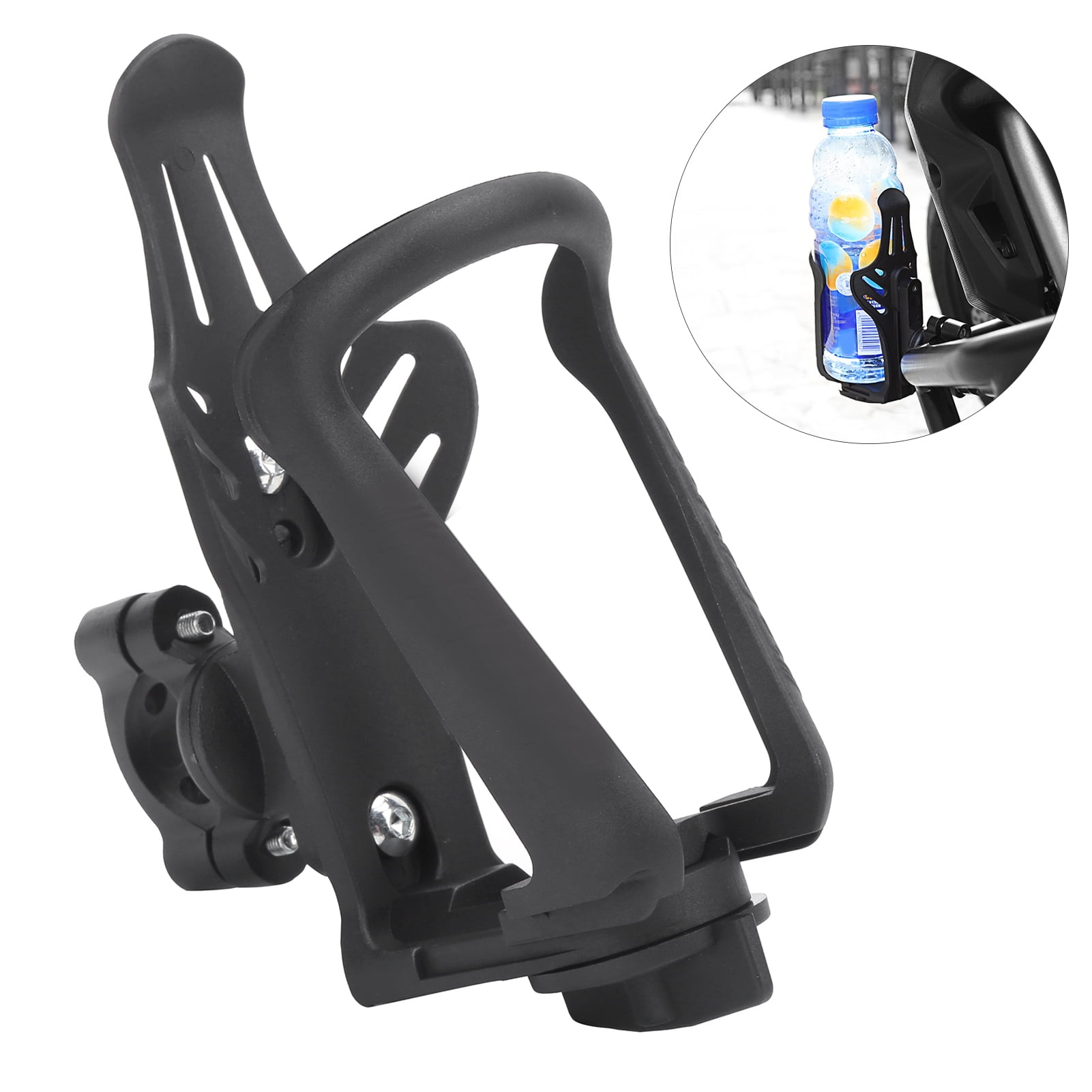 EOTVIA Water Bottle Holder Black Detachable Bicycle Motorcycle
