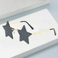 thumbnail image 1 of Gafas de sol Hugo de diseño estrella para hombres y mujeres Negro gris, 1 of 10