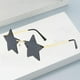 thumbnail image 3 of 6xStar Gafas De Sol Para Hombres Y Mujeres, Gafas De Viaje Con Personalidad, Negro Y Gris, 3 of 8