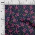 thumbnail image 1 of oneOone Organic Cotton Poplin Twill Fabric Floral Artistic Print Sewing Fabric BTY 42 Inch Wide, 1 of 4