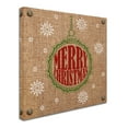 thumbnail image 2 of Trademark Fine Art 'Christmas On Burlap 3' Canvas Art by Jean Plout, 2 of 3