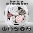 thumbnail image 6 of 22L Towel Warmer Bucket 450W Fast Heating,Towel Warmer with 15/30/45/60min Timer Settings & Led Display for Bathroom/ Spa/ Home Use, Fits Up to Two 70"X80" Oversized Bathrobe, Gray, 6 of 9