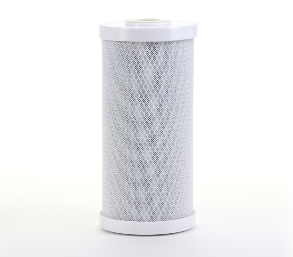 Hydronix 2 Pack CB-45-1005 Whole House, Hydroponics Carbon Block Water Filters CTO 4.5" x 10" - 5 micron