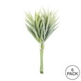 thumbnail image 3 of Vickerman 5" Artificial Green and White Seneco Succulent Pick, 6 Pack., 3 of 5
