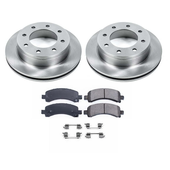 Ultimate Brakes Rear Semi-Metallic Brake Pad and Rotor Kit with Hardware WM80941