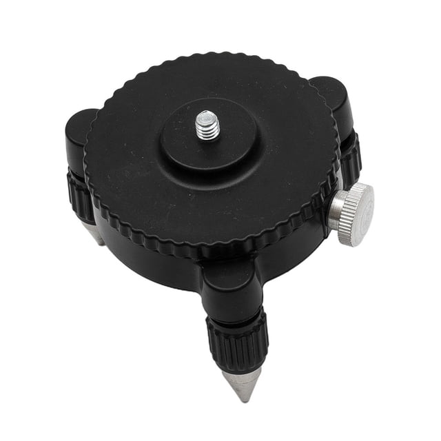 Adaptateur de Niveau 360 Degrés Support de Compteur Niveau Laser Rotation Réglable Trépied en Métal 12 Lignes Support de Ligne Auto-Nivelant