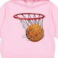 thumbnail image 3 of Inktastic Basketball Swish Toddler Hoodie, 3 of 4