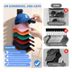 thumbnail image 4 of Gancho Organizador De Gorras Para Pared Estante Colgante Para Gorras Fácil De Instalar Xtellar negro, 4 of 4