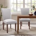 thumbnail image 3 of MALOL Fabric Upholstered Dining Side Chair with High Back(Set Of 2), 3 of 8