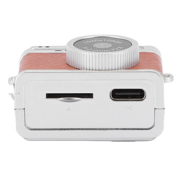 Cámara Digital Retro, 1080P FHD, Pantalla A Color De 0,96 Pulgadas, Llavero, Grabadora De Vídeo Compacta Con Enfoque Automático, Flash Y 6 Filtros Para Viajes.