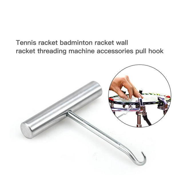 Xinxinyy Powerti Stainless Steel String Puller Portable Professional Racket Stringing Hand Held Badminton Racquet Stringing Machine Tool Line Hook