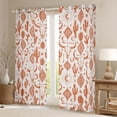 thumbnail image 2 of Erosebridal Boho Cow Skull Blackout Curtains Set of 2 (52x84 Each), Rustic Farmhouse Aztec Window Curtains, Pink Orange, 2 of 6
