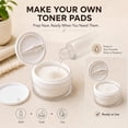 thumbnail image 5 of Round Cotton Pad Storage Jar, Clear Lid Cosmetic Organizer with Small Tweezers for Cotton Balls, Compact Bathroom Vanity Container for Daily Care Supplies, 5 of 5