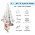 2025 New 160x80cm Ultra Fine Fiber Lightweight Beach Towel Thin Beach